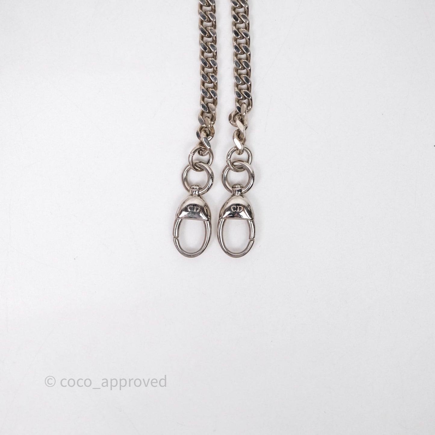 Christian Dior Cannage Mini Lady Dior White Silver Hardware