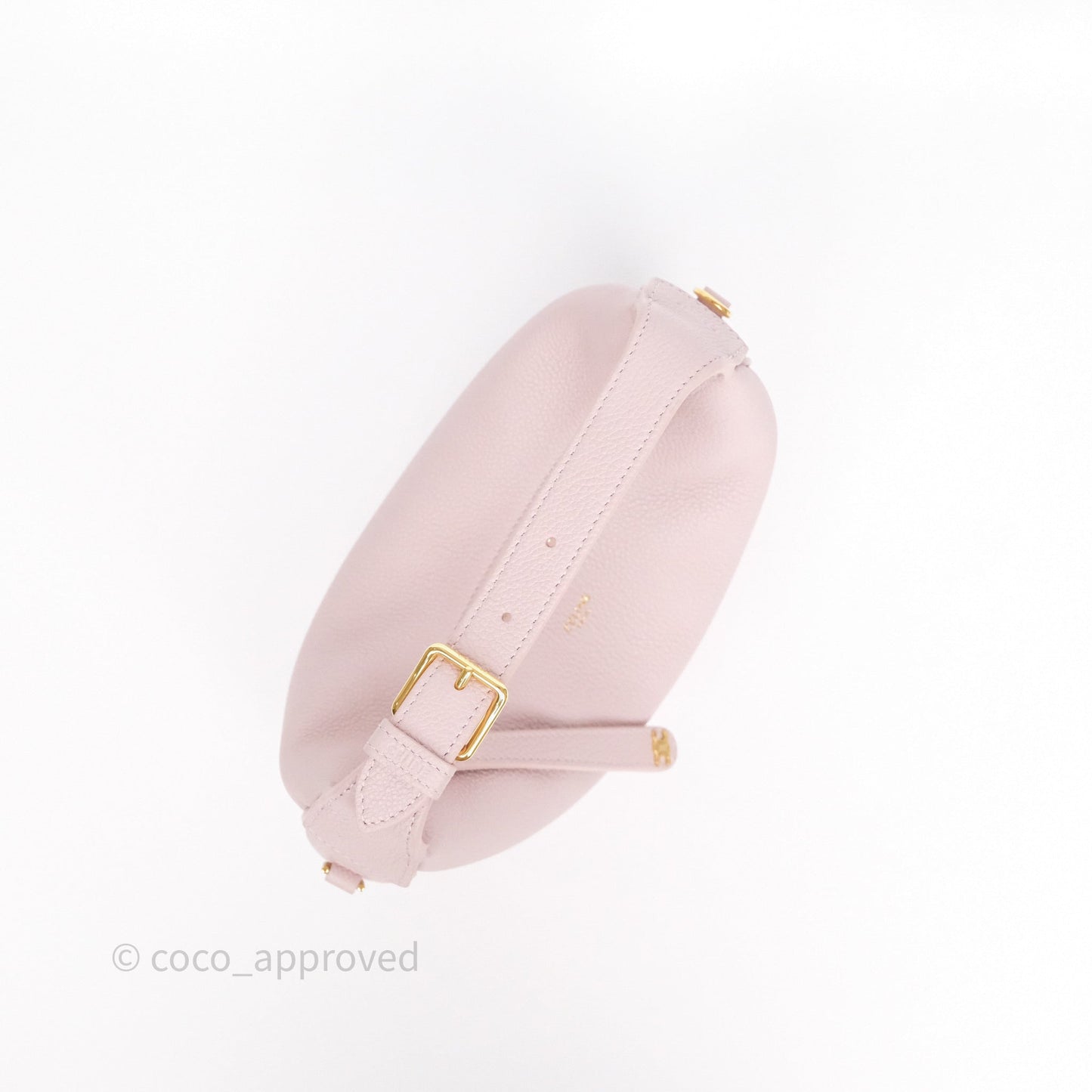 Celine Teen Celine Lulu in Grained Calfskin Bleached Pink