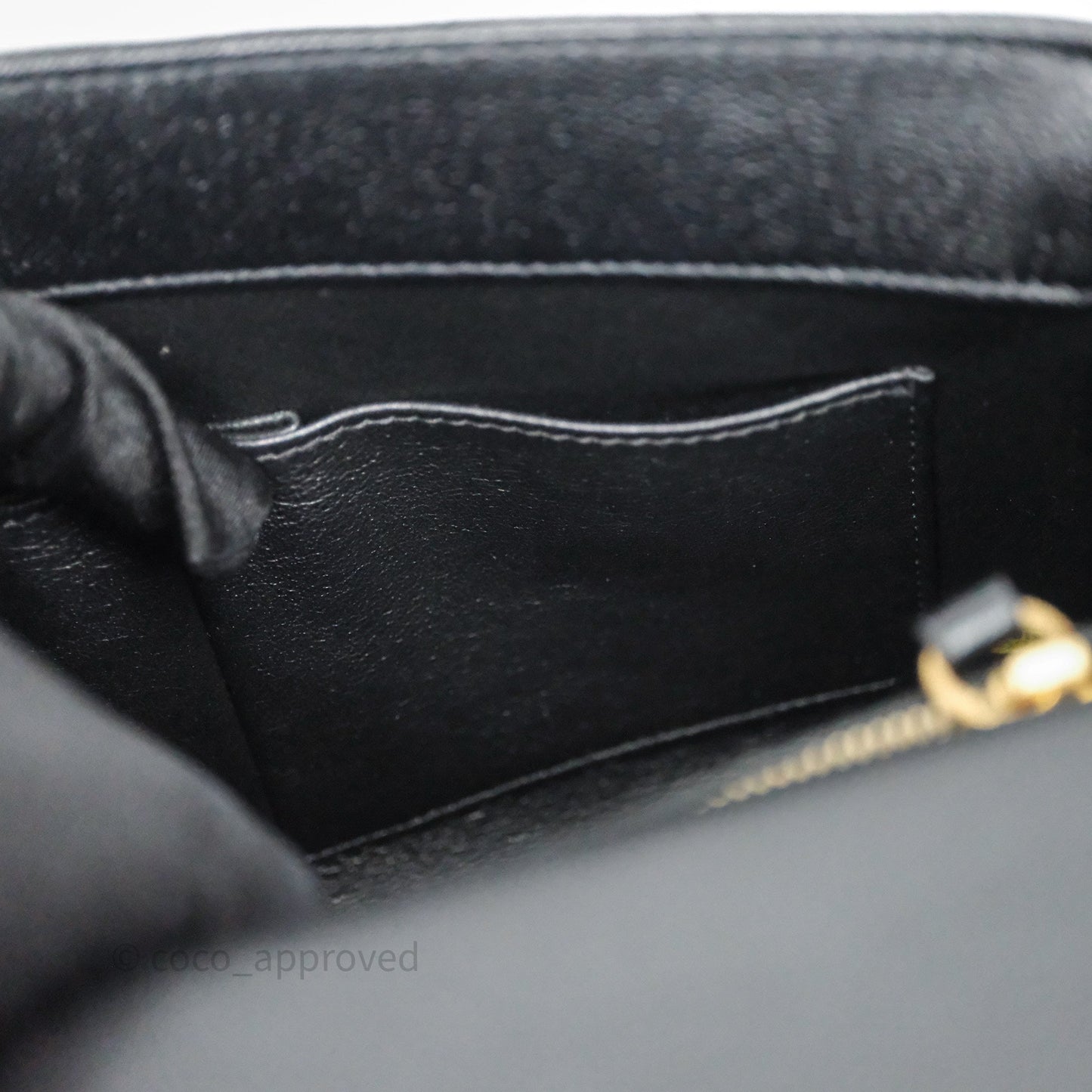 Chanel Medium Quilted Coco Handle Chevron Black Caviar Aged Gold Hardware Lizard Handle