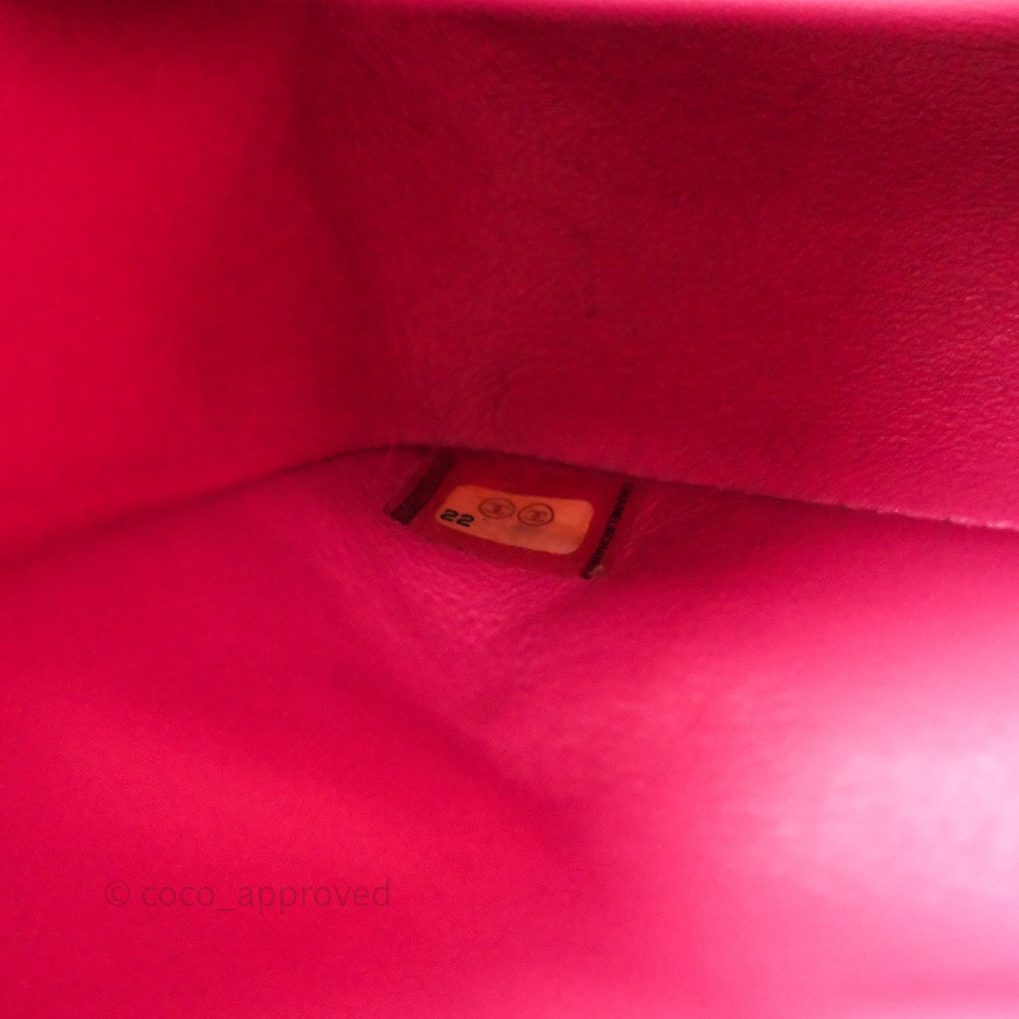 Chanel Classic M/L Medium Flap Quilted Hot Pink Lambskin Gold Hardware
