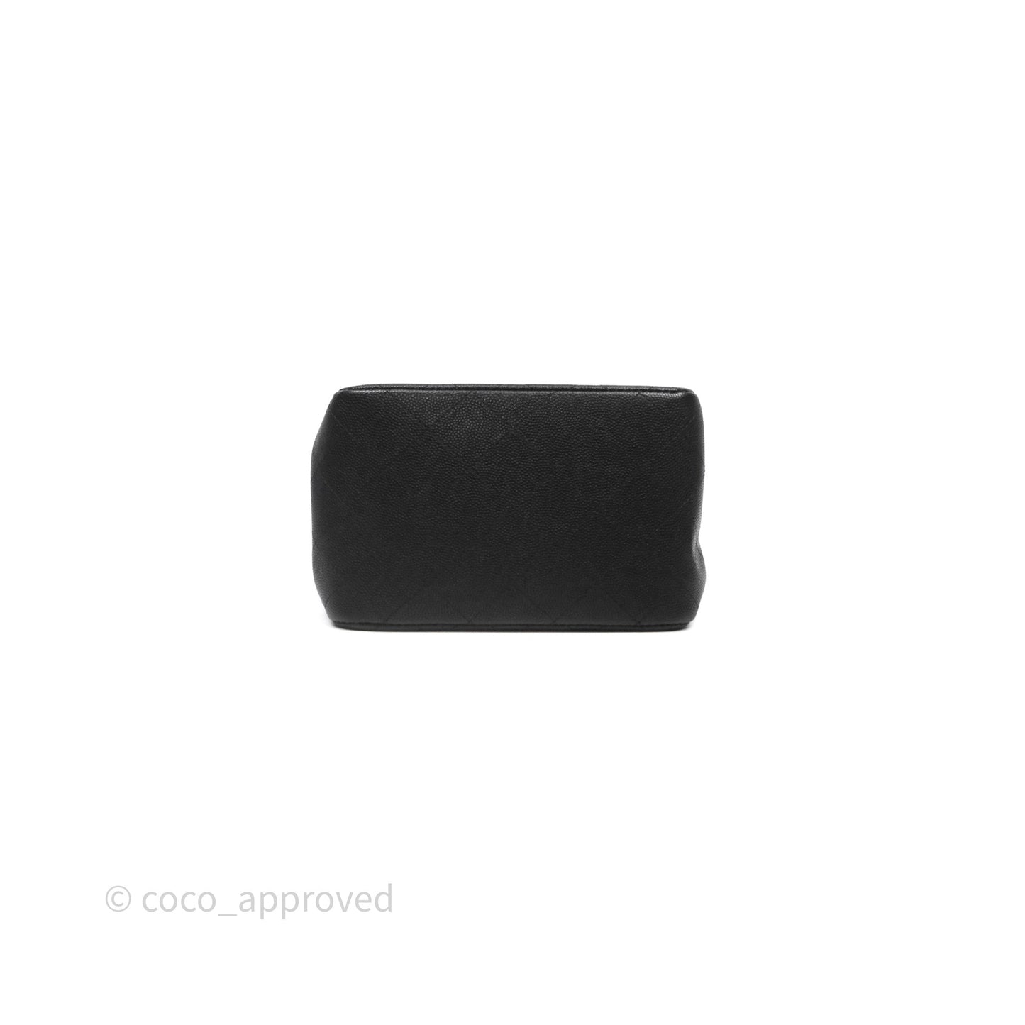 Chanel Mini Bucket Tote Black Caviar Gold Hardware 22S