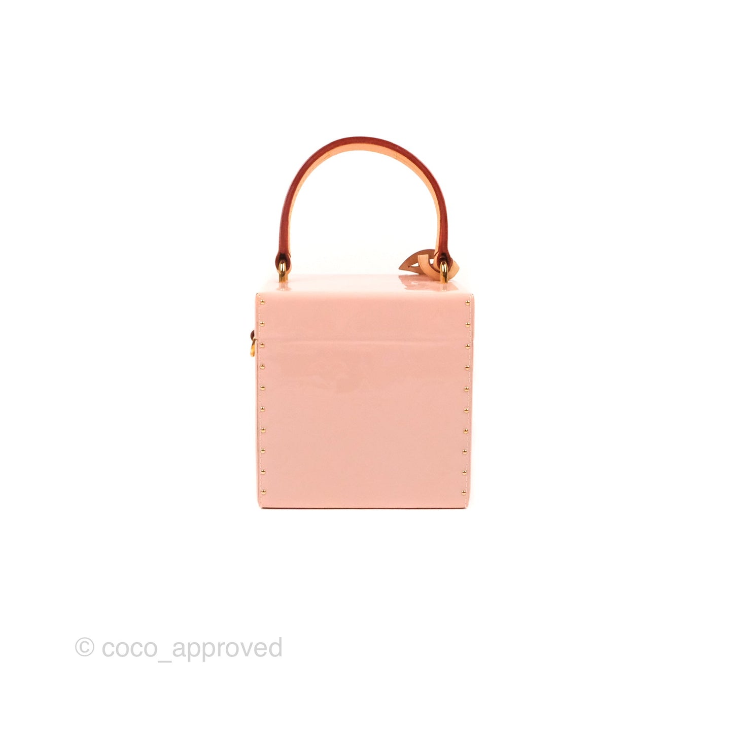 Louis Vuitton Bleecker Box Rose Ballerine Vernis Embossed Monogram