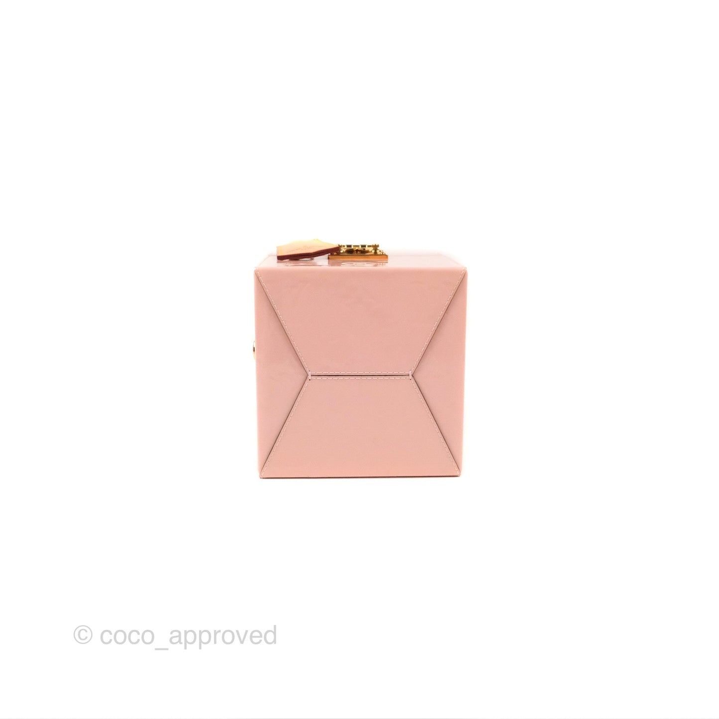 Louis Vuitton Bleecker Box Rose Ballerine Vernis Embossed Monogram