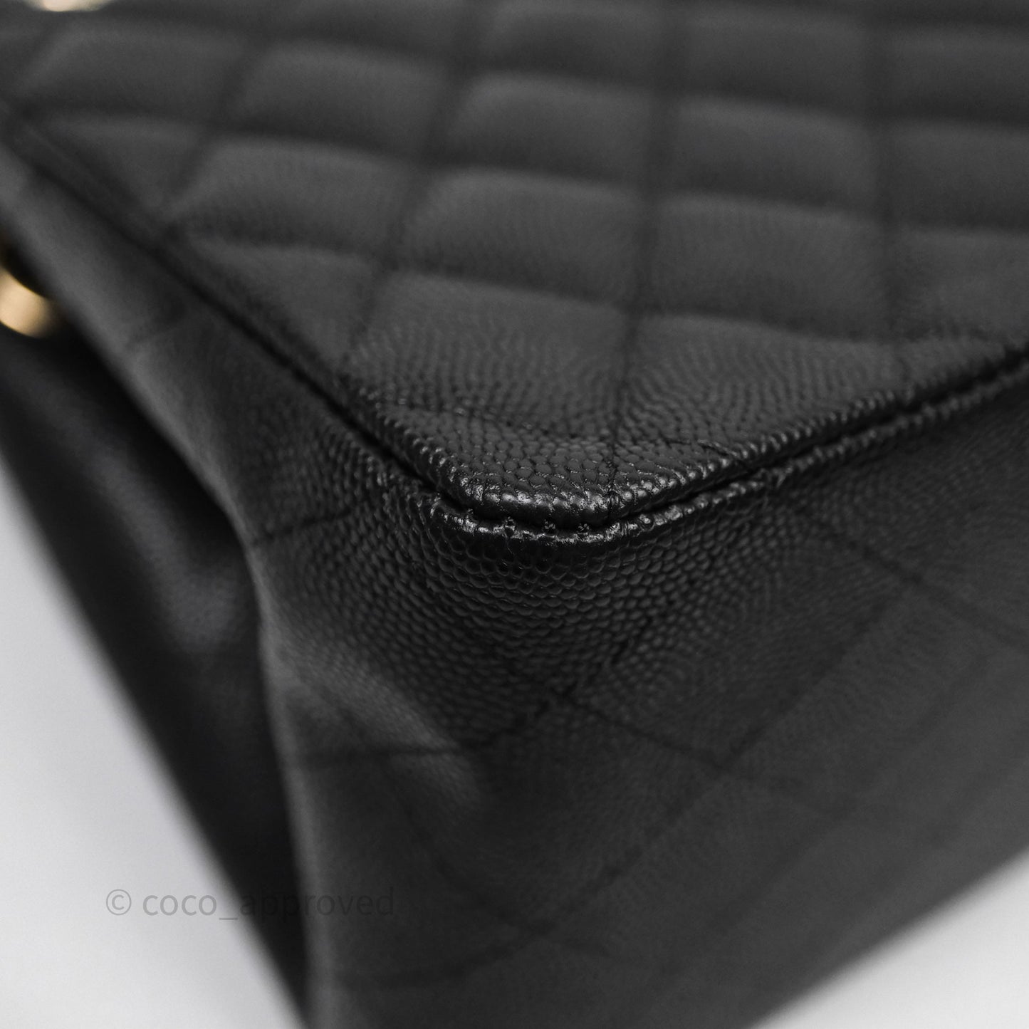 Chanel Mini Bucket Tote Black Caviar Gold Hardware 22S
