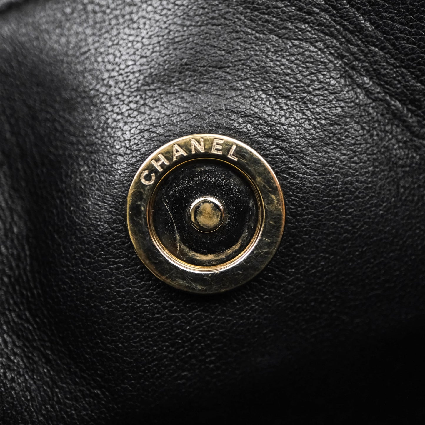 Chanel Mini Bucket Tote Black Caviar Gold Hardware 22S