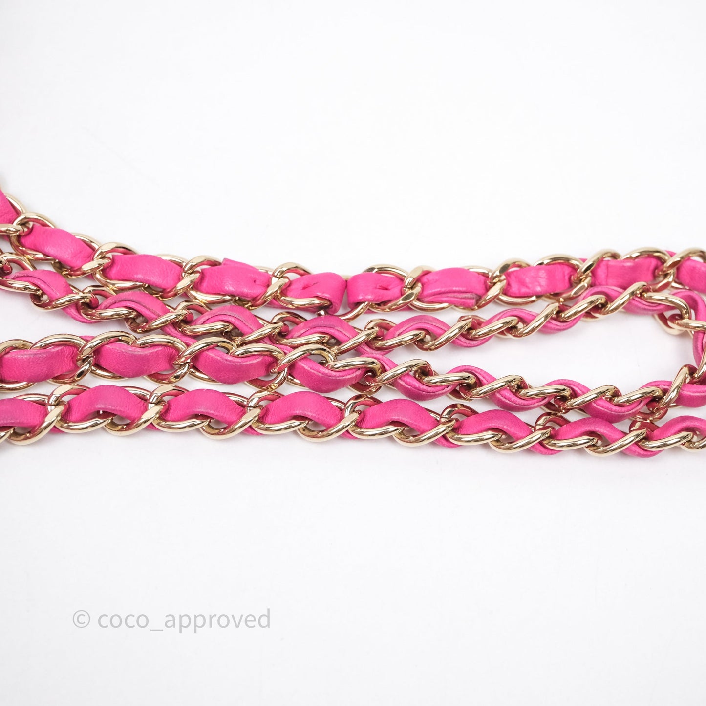 Chanel Classic M/L Medium Flap Quilted Hot Pink Lambskin Gold Hardware