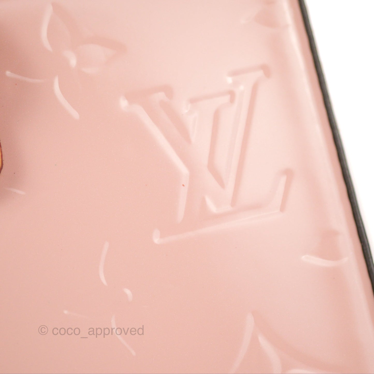 Louis Vuitton Bleecker Box Rose Ballerine Vernis Embossed Monogram