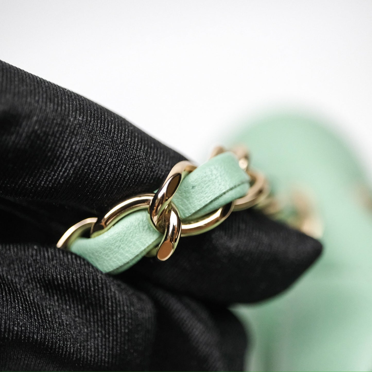 Chanel Small Classic Flap Quilted Mint Green Lambskin Gold Hardware