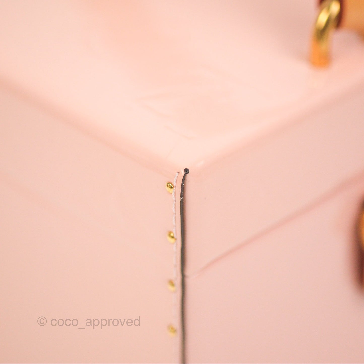 Louis Vuitton Bleecker Box Rose Ballerine Vernis Embossed Monogram