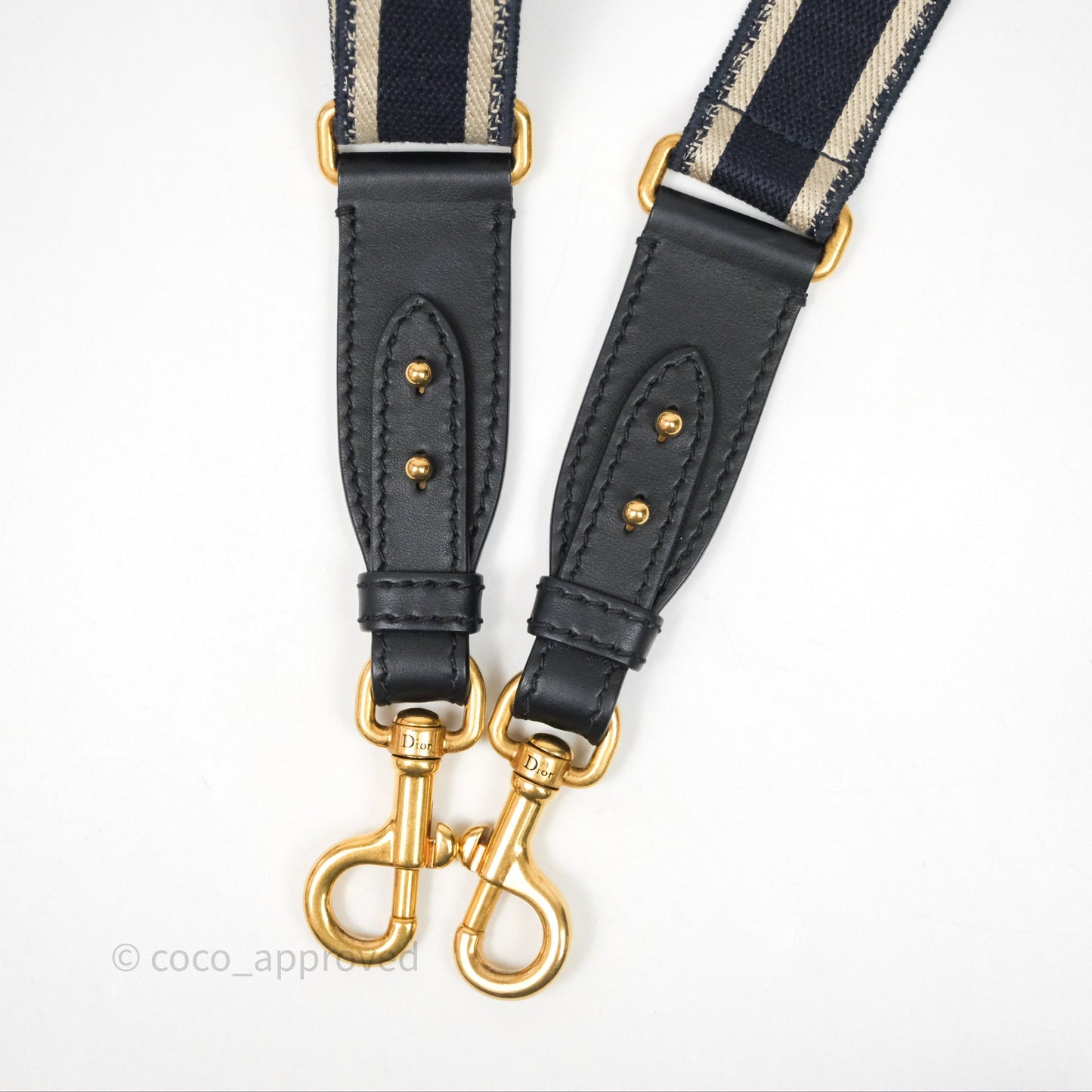 Christian Dior Adjustable Shoulder Strap Navy