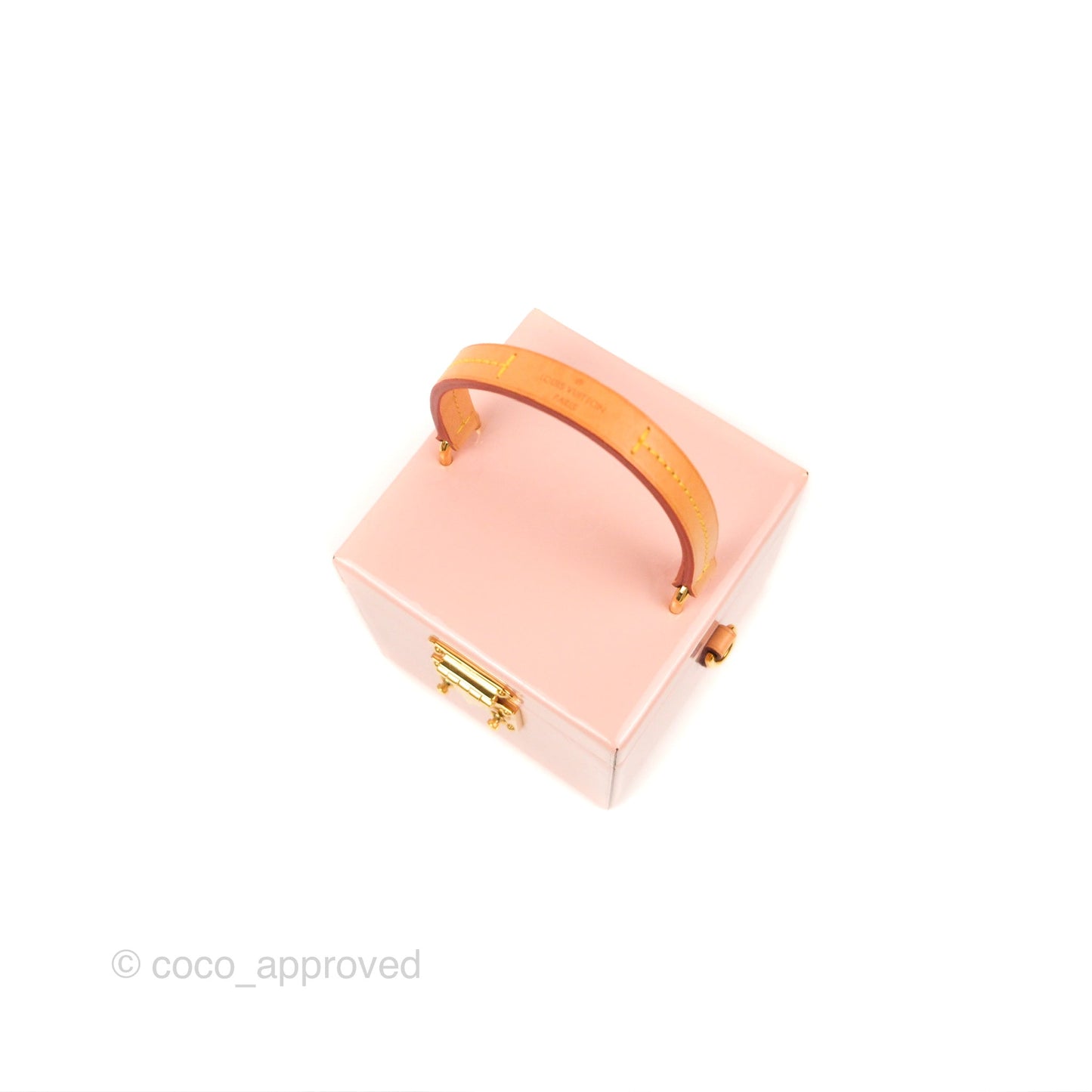 Louis Vuitton Bleecker Box Rose Ballerine Vernis Embossed Monogram