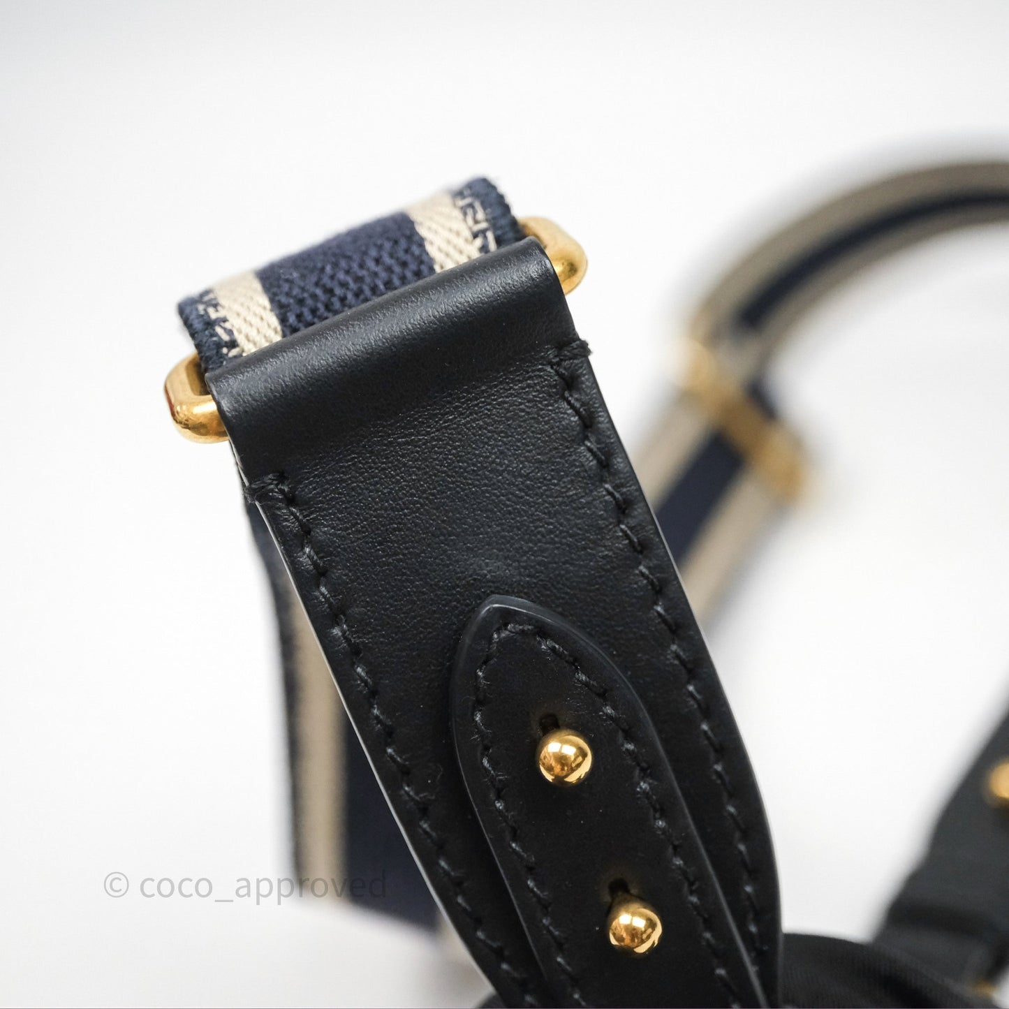 Christian Dior Adjustable Shoulder Strap Navy