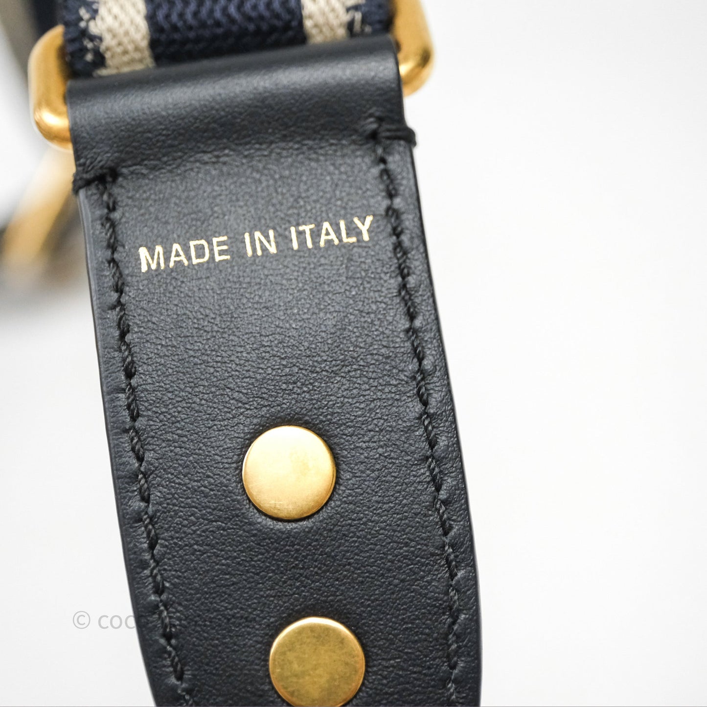 Christian Dior Adjustable Shoulder Strap Navy