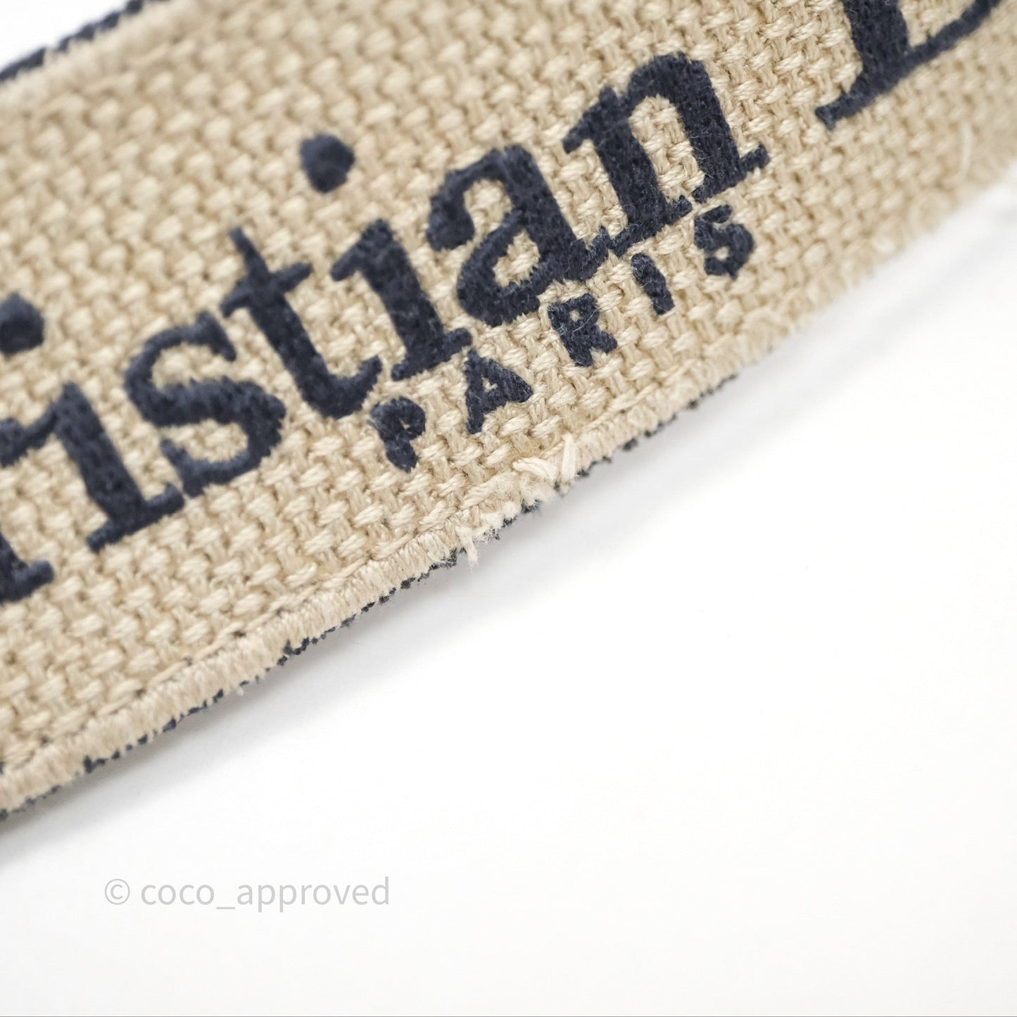 Christian Dior Adjustable Shoulder Strap Navy