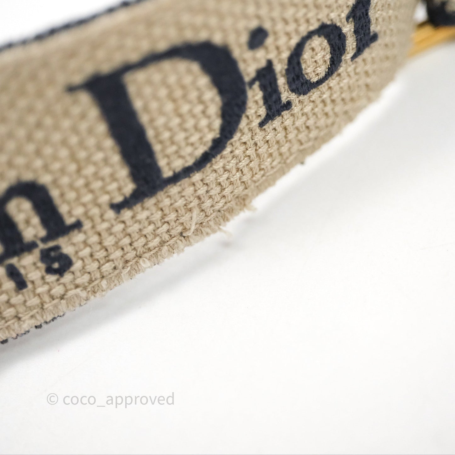 Christian Dior Adjustable Shoulder Strap Navy