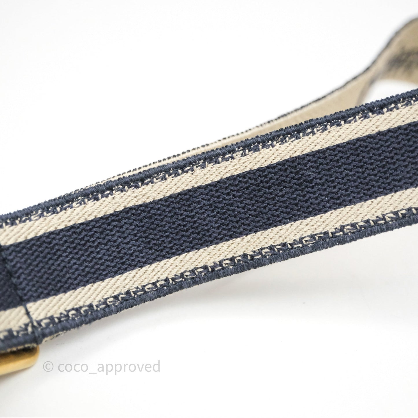 Christian Dior Adjustable Shoulder Strap Navy