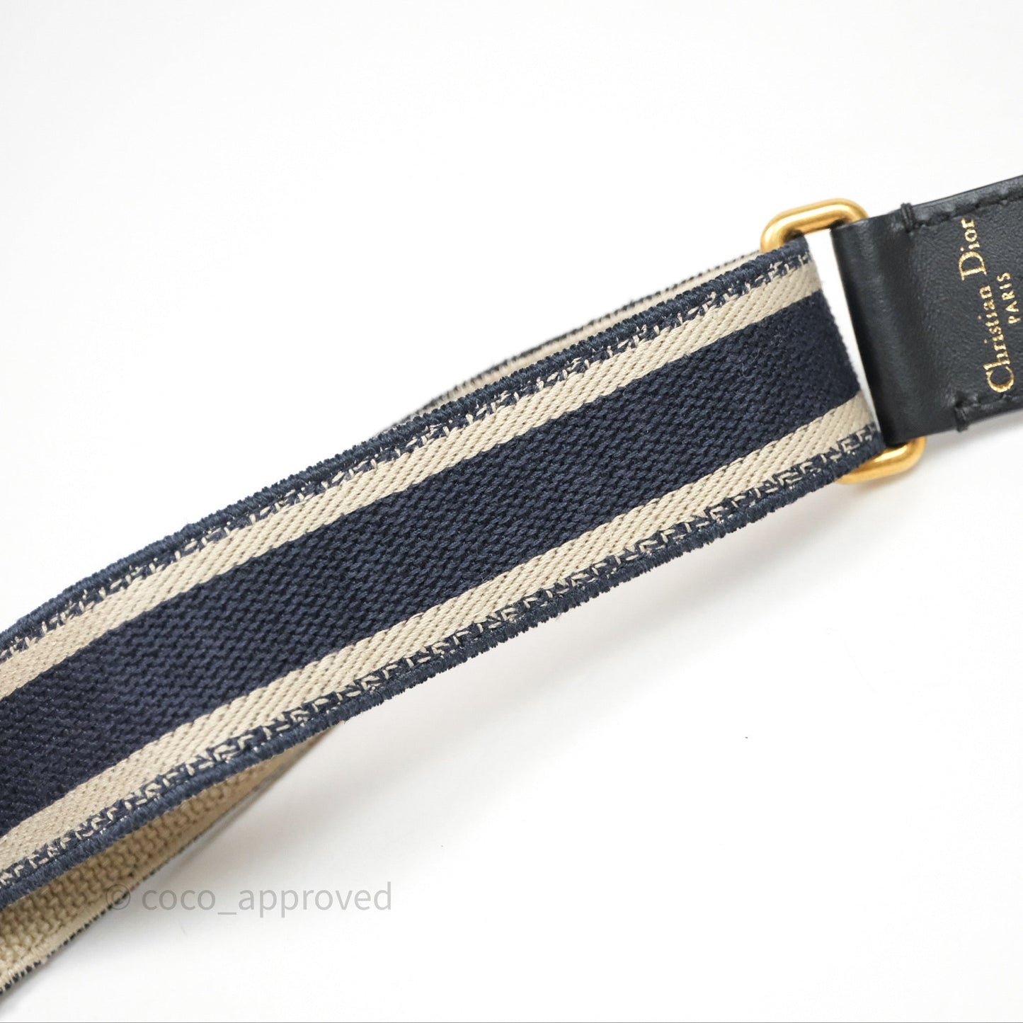 Christian Dior Adjustable Shoulder Strap Navy
