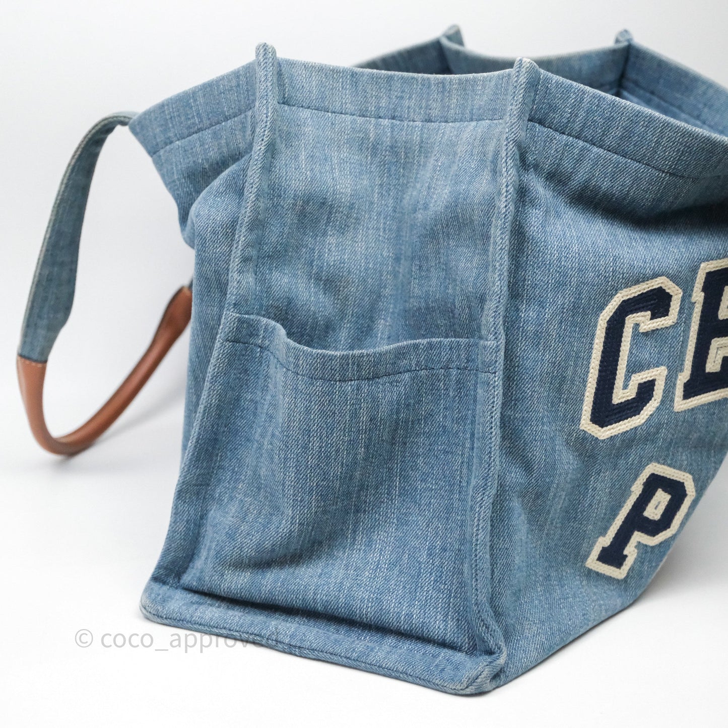 Celine Denim Tote Bag