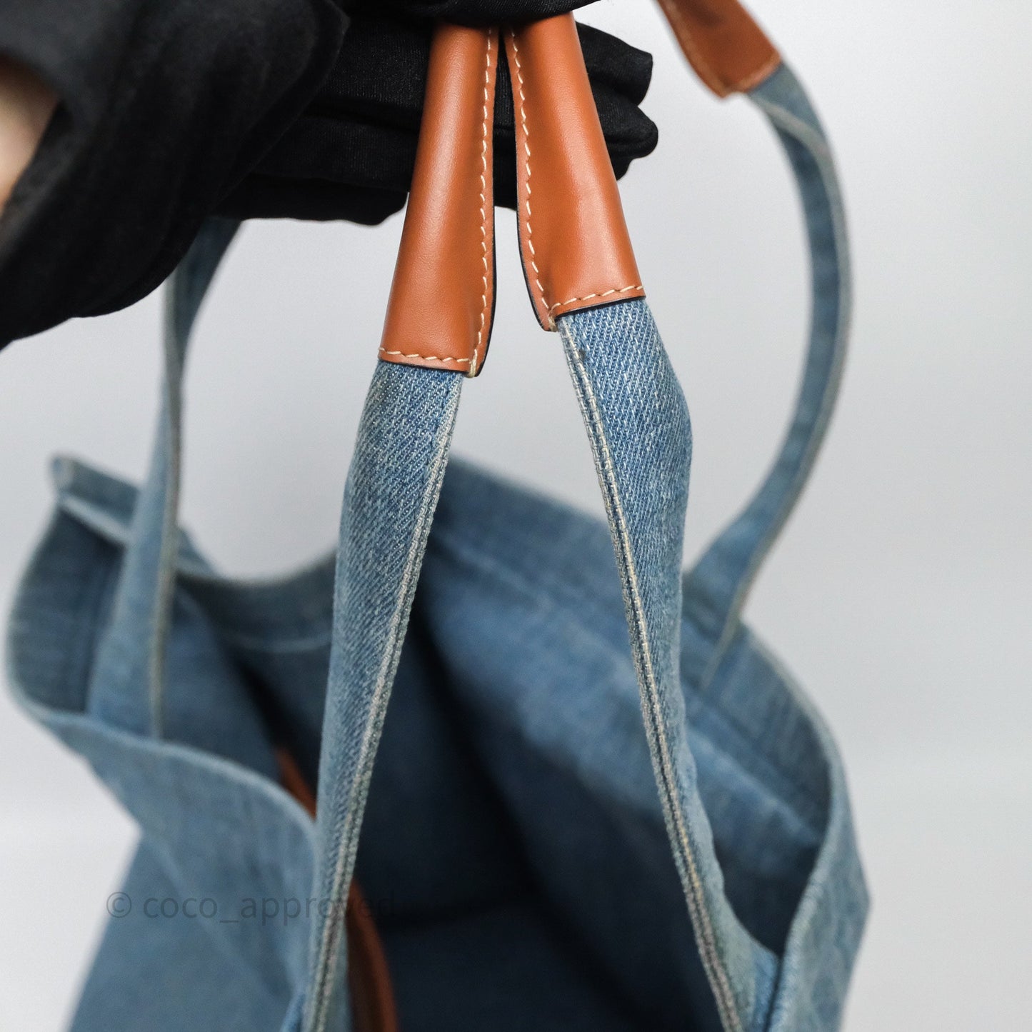 Celine Denim Tote Bag