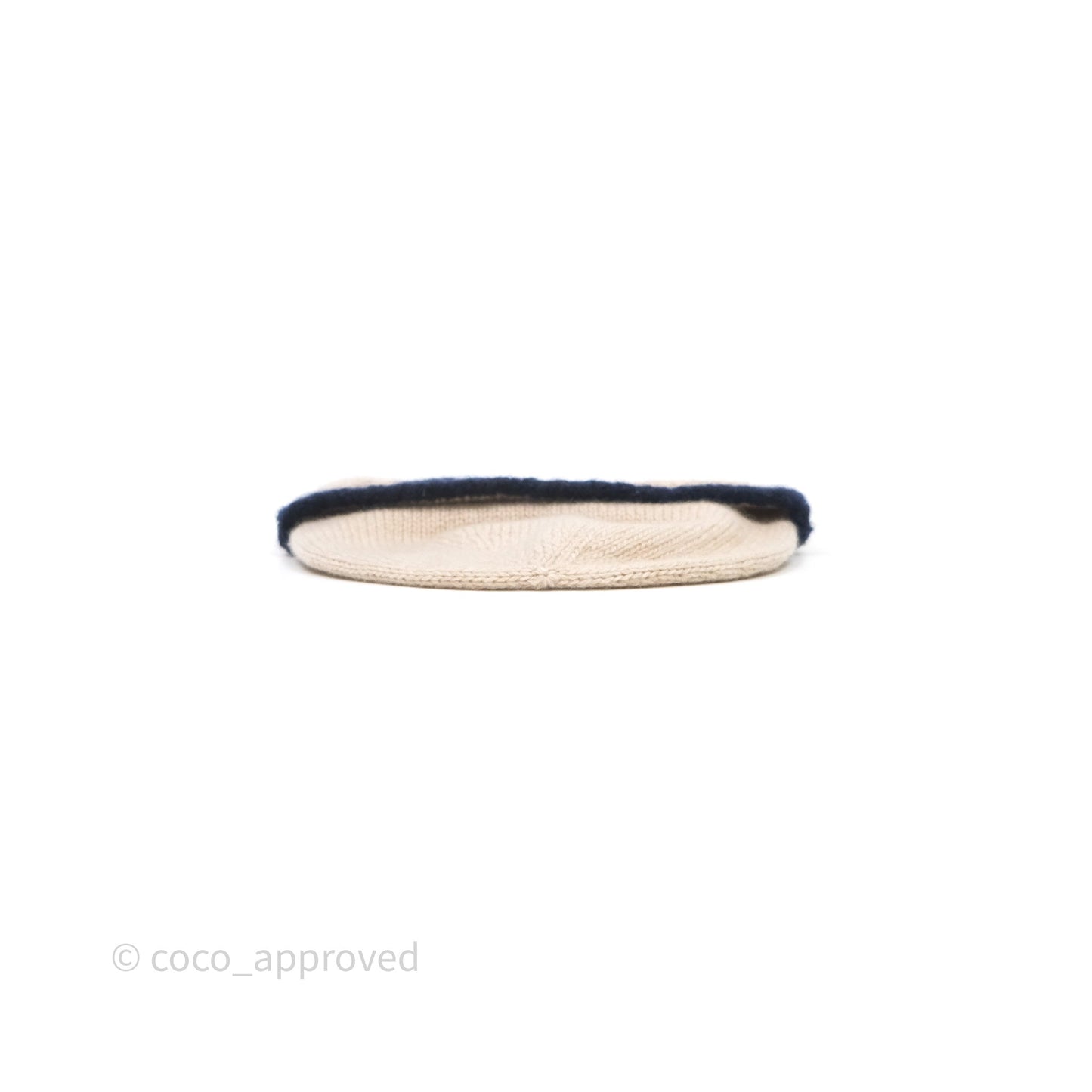 Chanel CC Knit Beanie Beige 23A