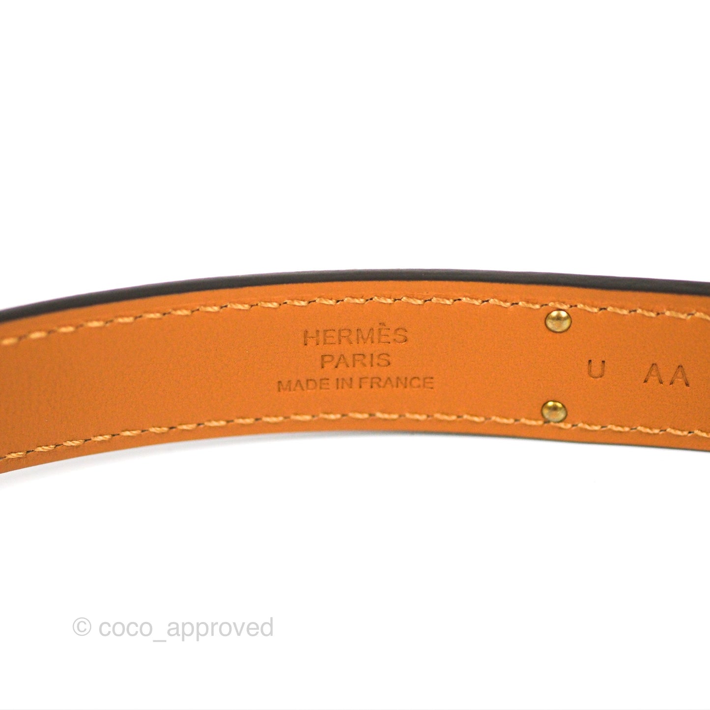Hermès Epsom Kelly Buckle Belt Etoupe Gold Hardware