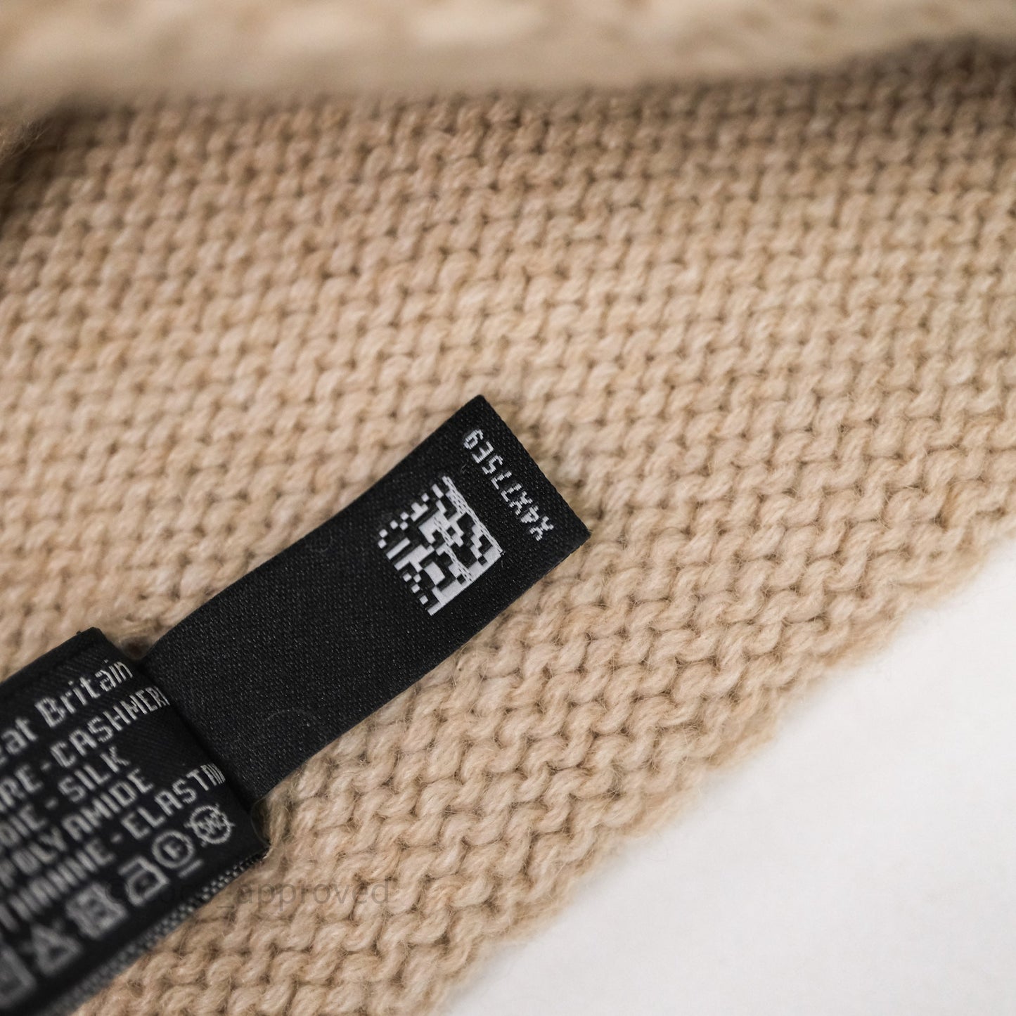 Chanel CC Knit Beanie Beige 23A