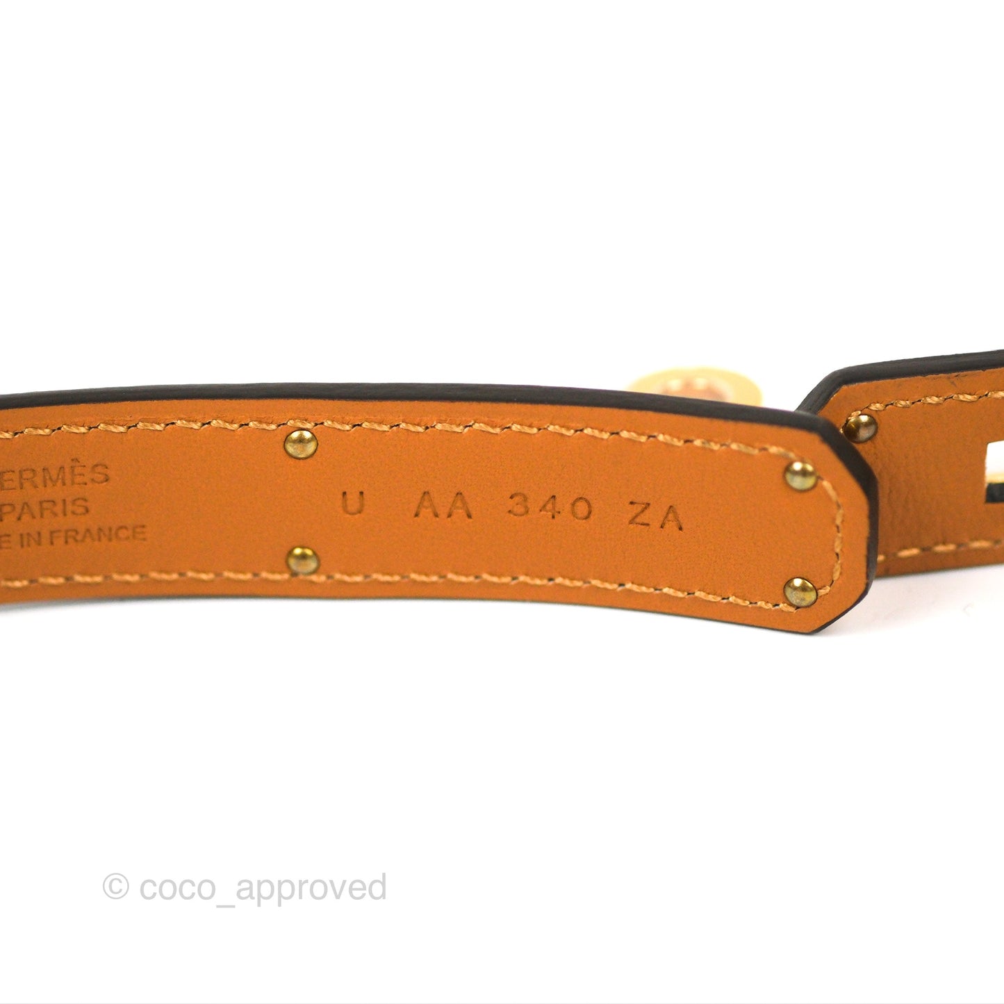 Hermès Epsom Kelly Buckle Belt Etoupe Gold Hardware