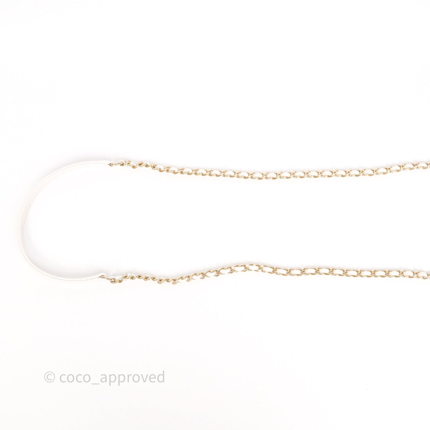 Chanel Mini Coco Handle Quilted Ivory White Caviar Gold Hardware