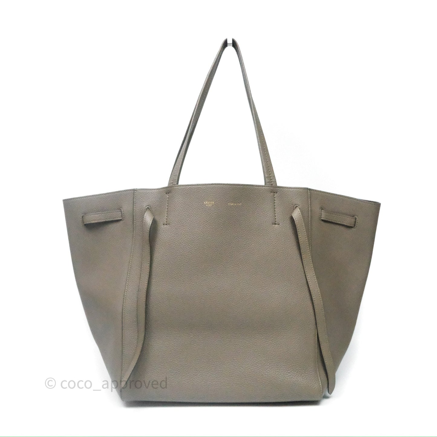 Celine Small Cabas Phantom Soft Grained Calfskin Beige