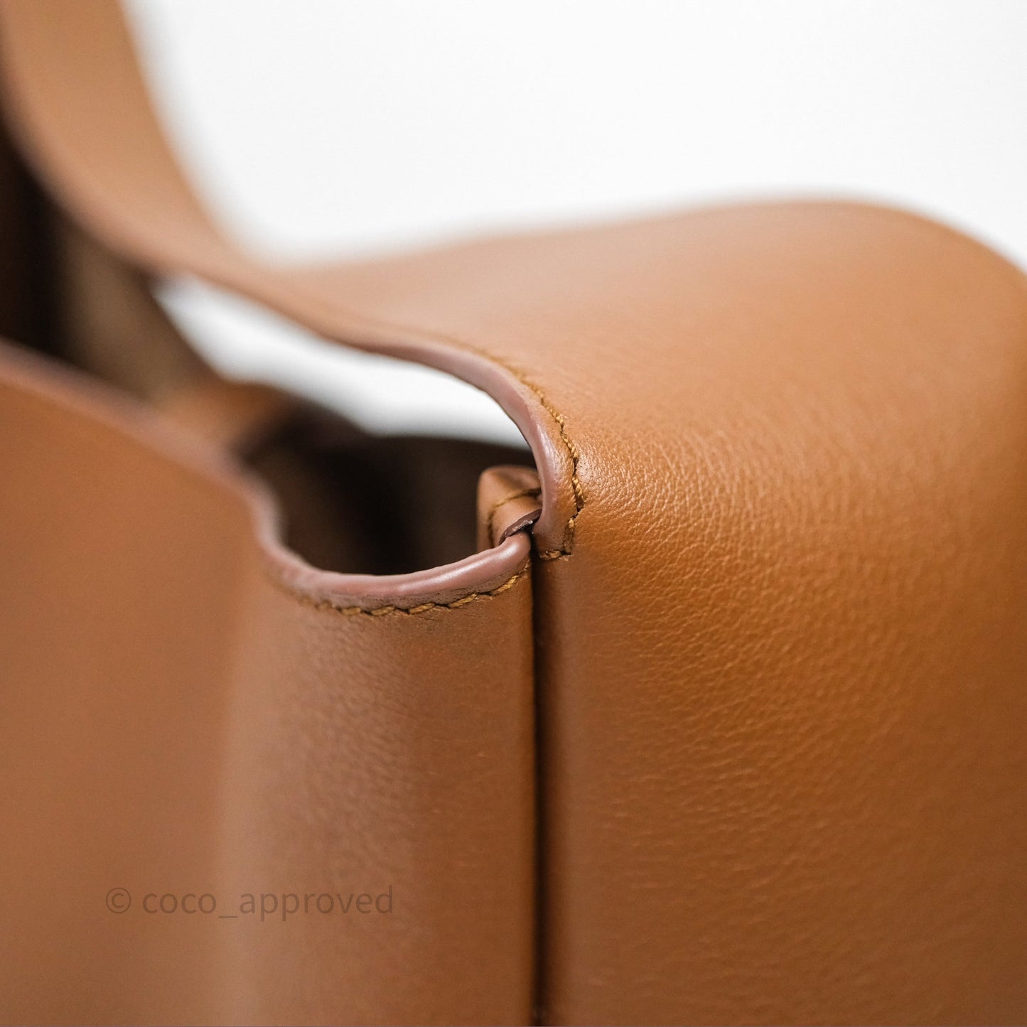 Saint Laurent LE 5 à 7 Supple Small Brown Grained Leather Gold Hardware