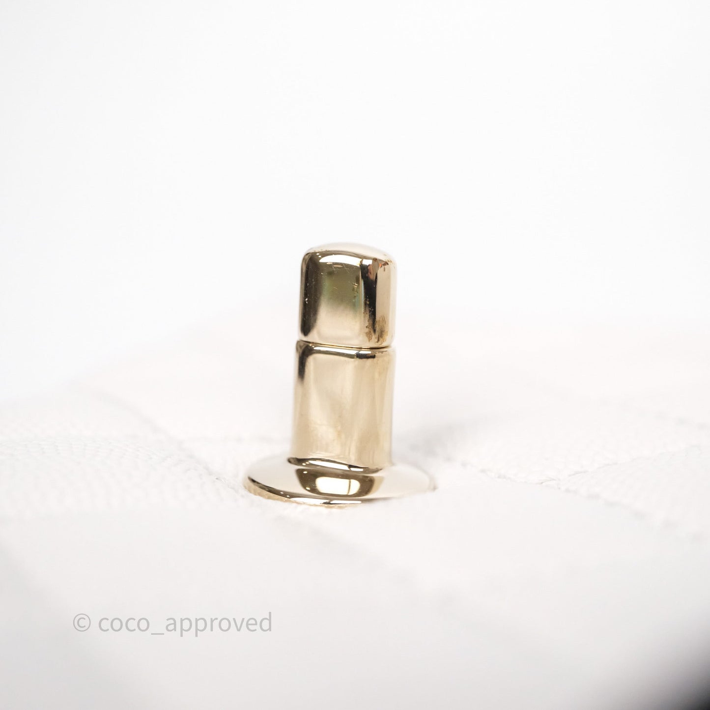 Chanel Mini Coco Handle Quilted Ivory White Caviar Gold Hardware