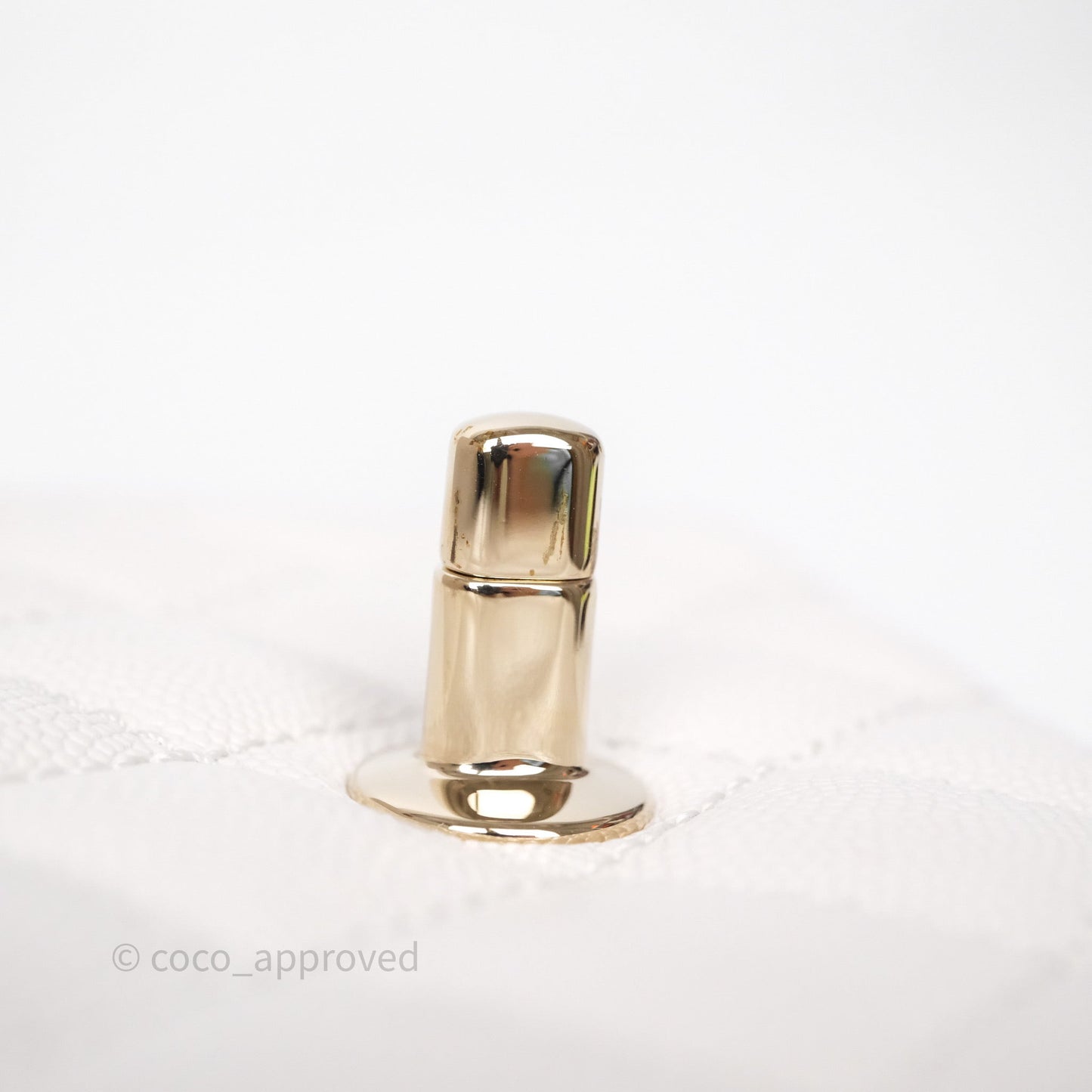 Chanel Mini Coco Handle Quilted Ivory White Caviar Gold Hardware