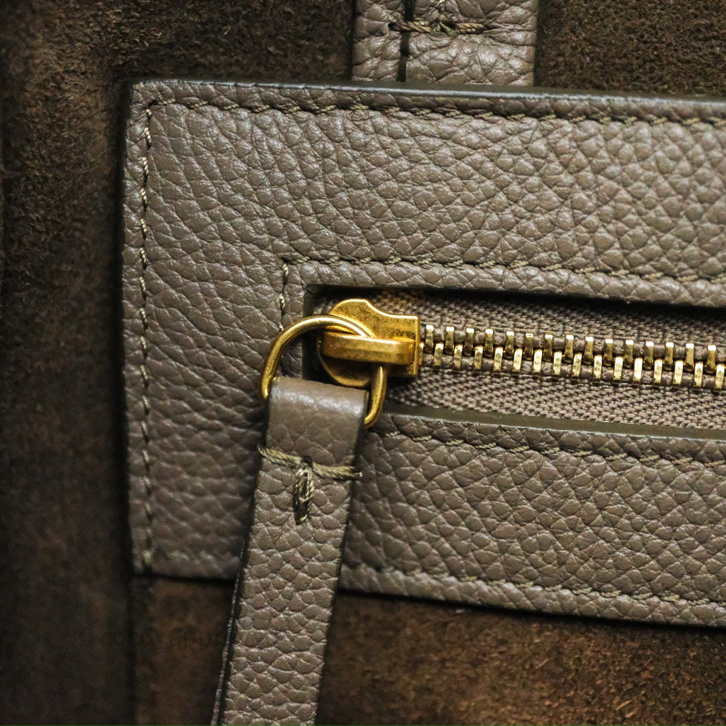 Celine Small Cabas Phantom Soft Grained Calfskin Beige