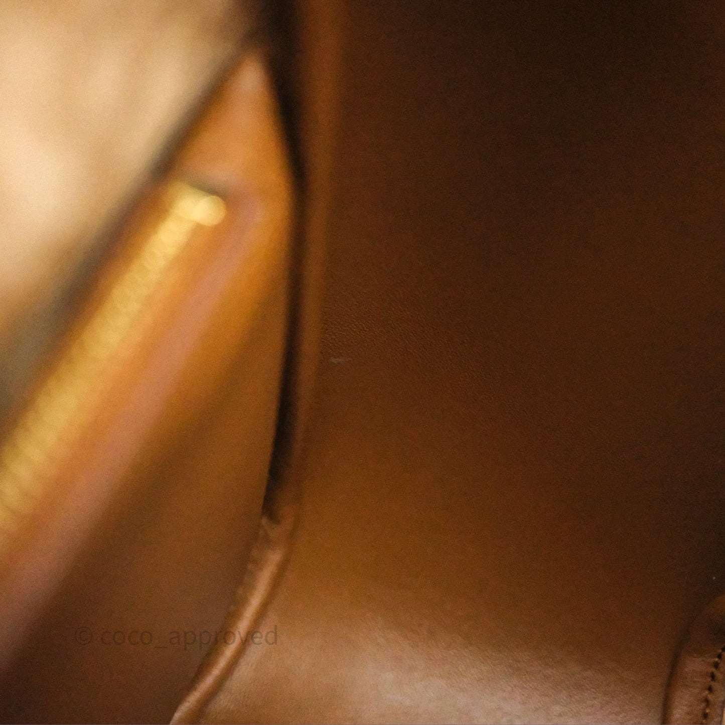 Saint Laurent LE 5 à 7 Supple Small Brown Grained Leather Gold Hardware
