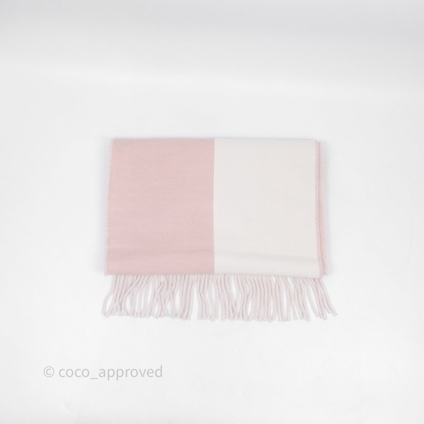 Chanel Wool Knit Scarf Pink