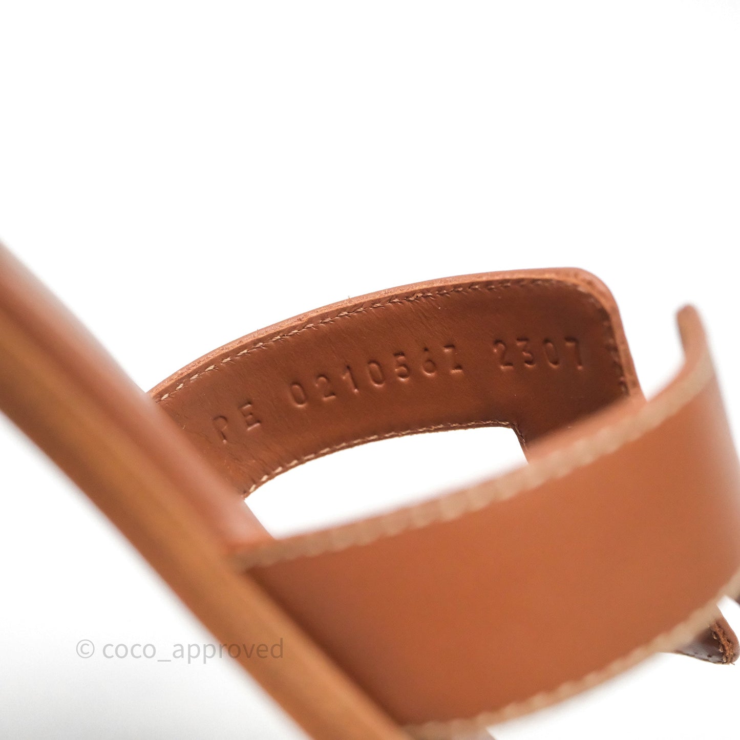 Hermès Oran Sandals in Gold Size 37