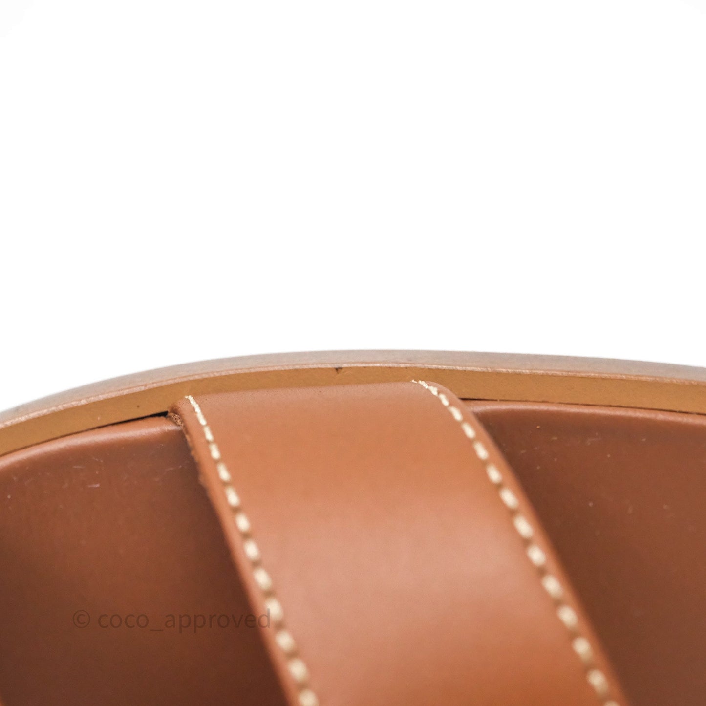 Hermès Oran Sandals in Gold Size 37