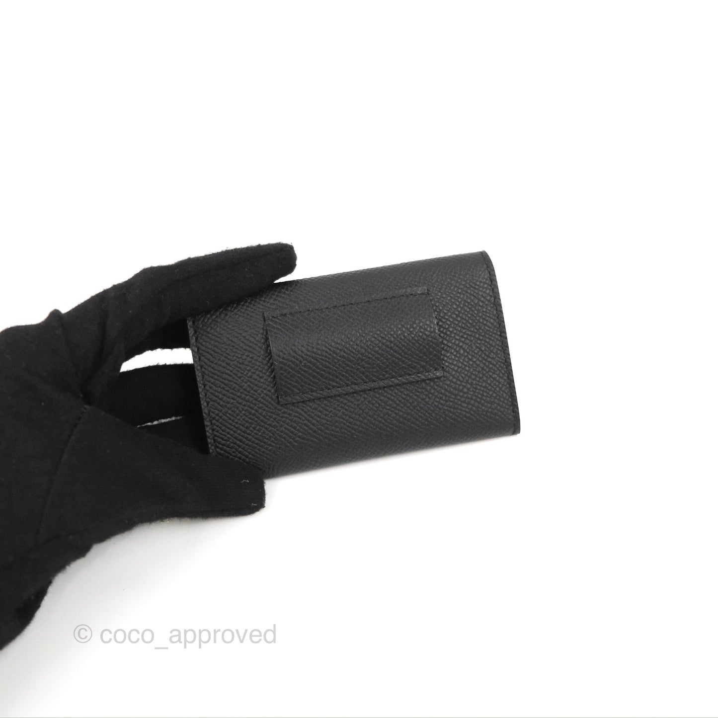 Hermès Epsom Kelly Pocket 18 Belt Black Gold Hardware
