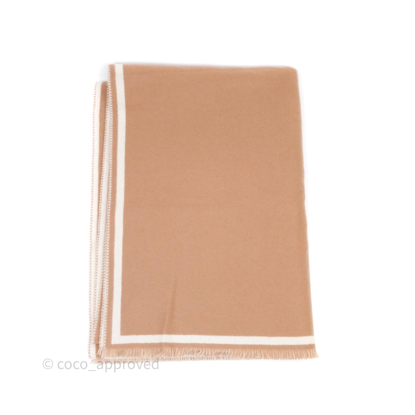 Chanel Cashmere CC Fringe Scarf