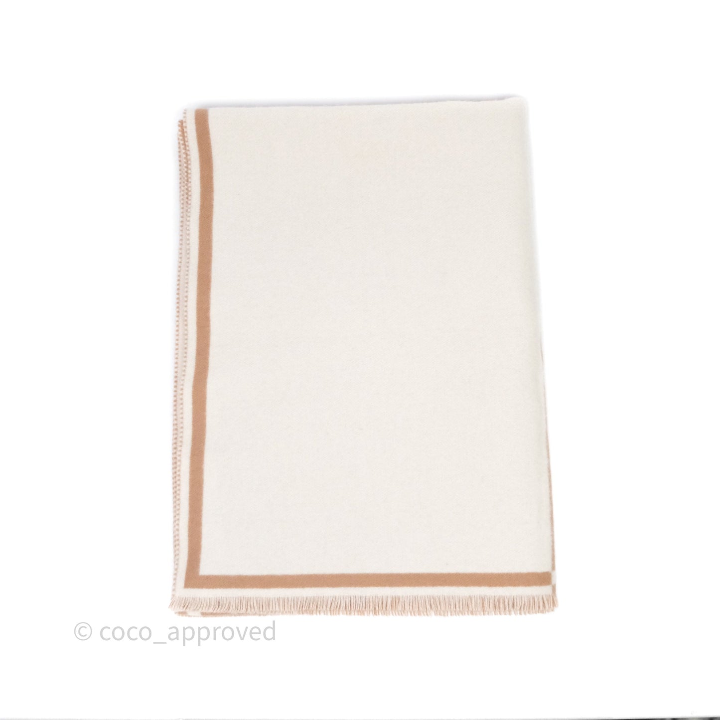 Chanel Cashmere CC Fringe Scarf