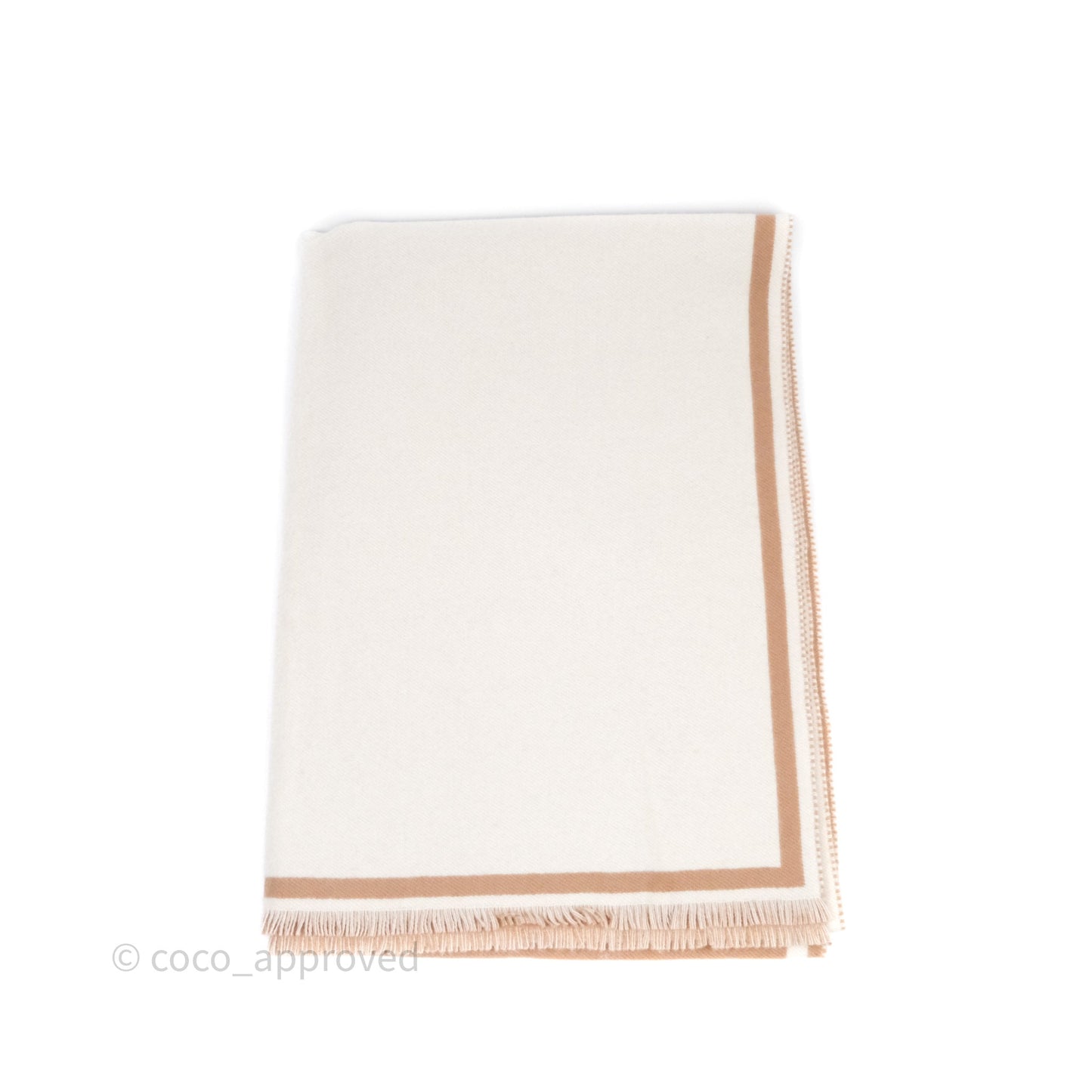 Chanel Cashmere CC Fringe Scarf