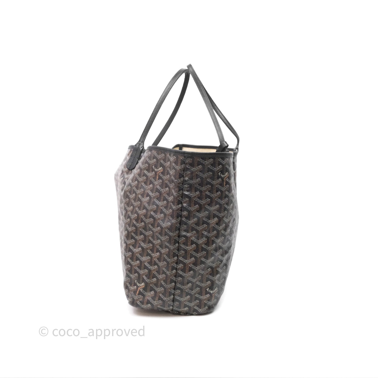 Goyard St Louis Tote PM Black