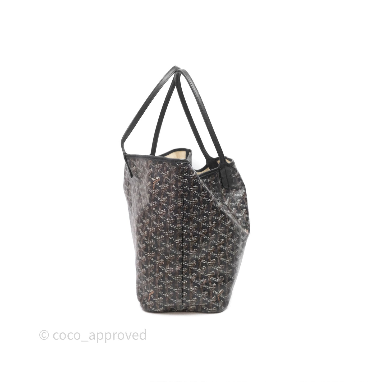 Goyard St Louis Tote PM Black