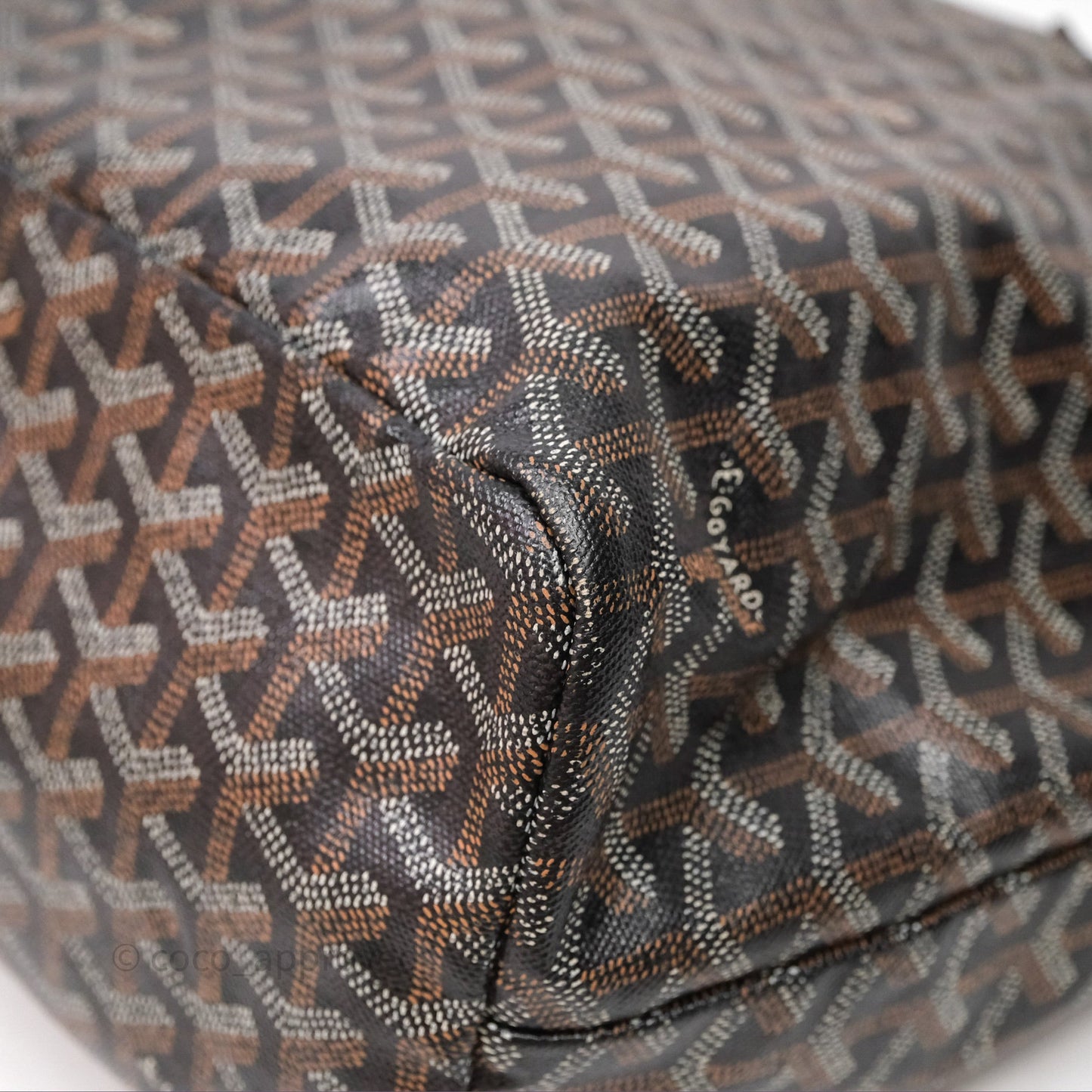 Goyard St Louis Tote PM Black