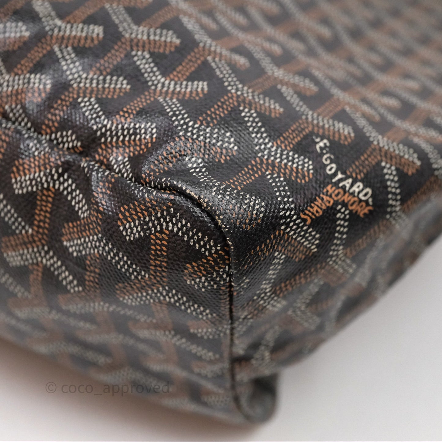 Goyard St Louis Tote PM Black