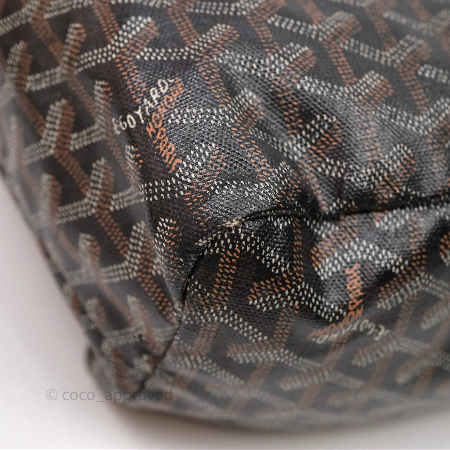 Goyard St Louis Tote PM Black