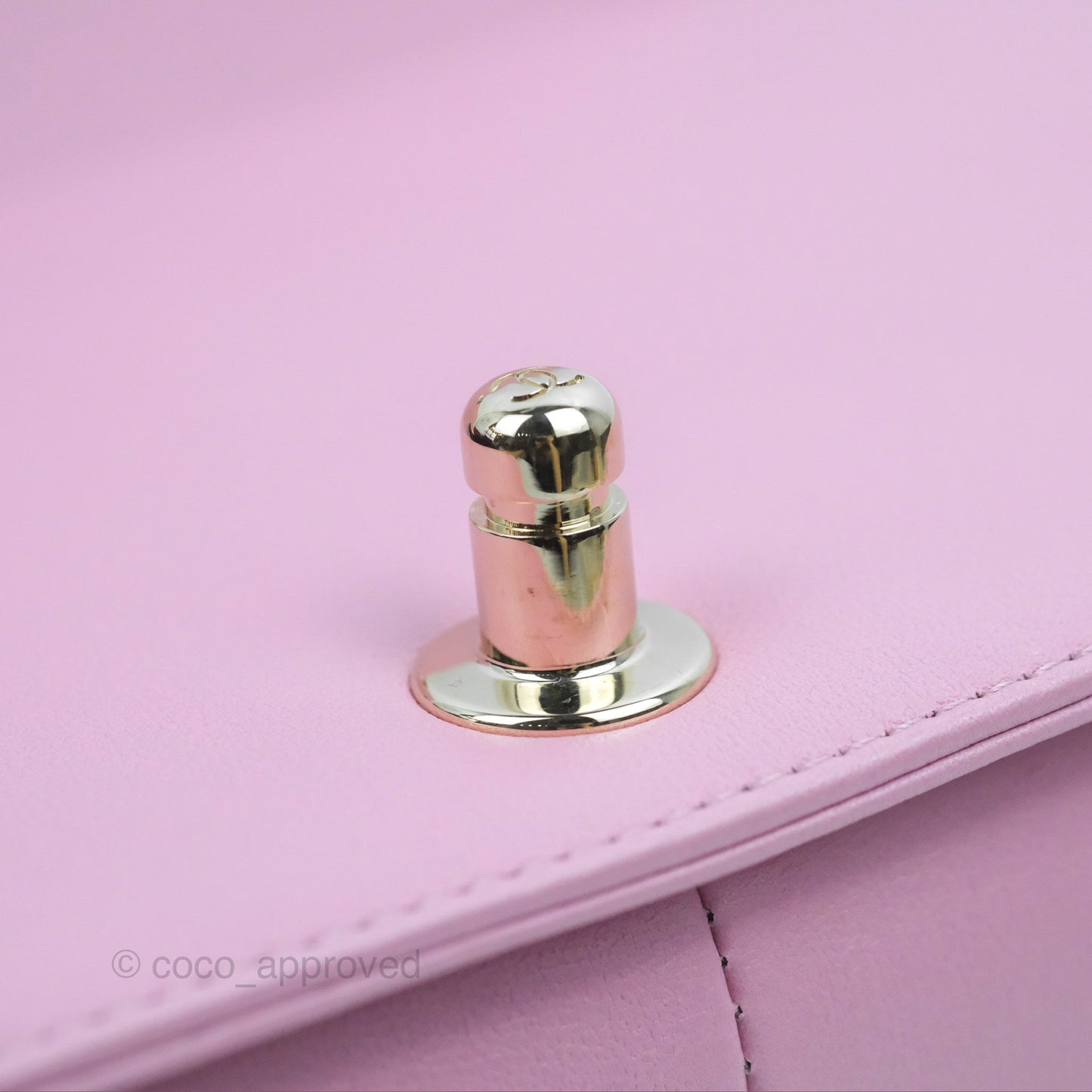 Chanel Chevron Medium Boy Pink Calfskin Gold Hardware