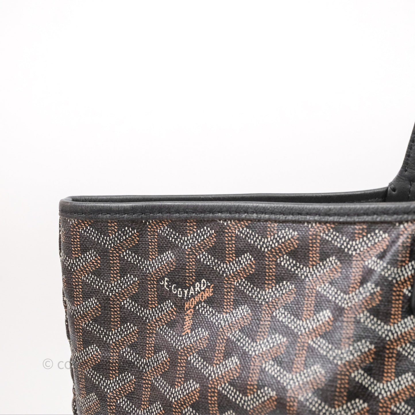 Goyard St Louis Tote PM Black