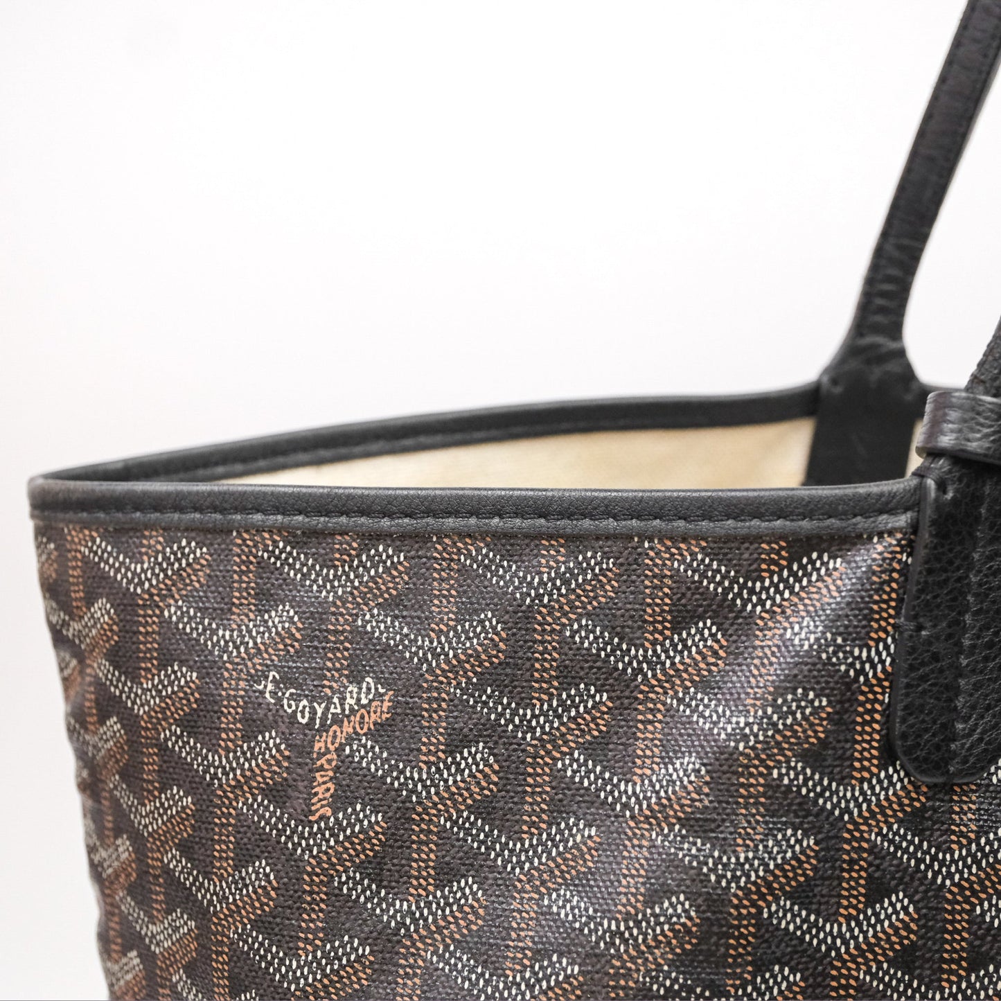 Goyard St Louis Tote PM Black