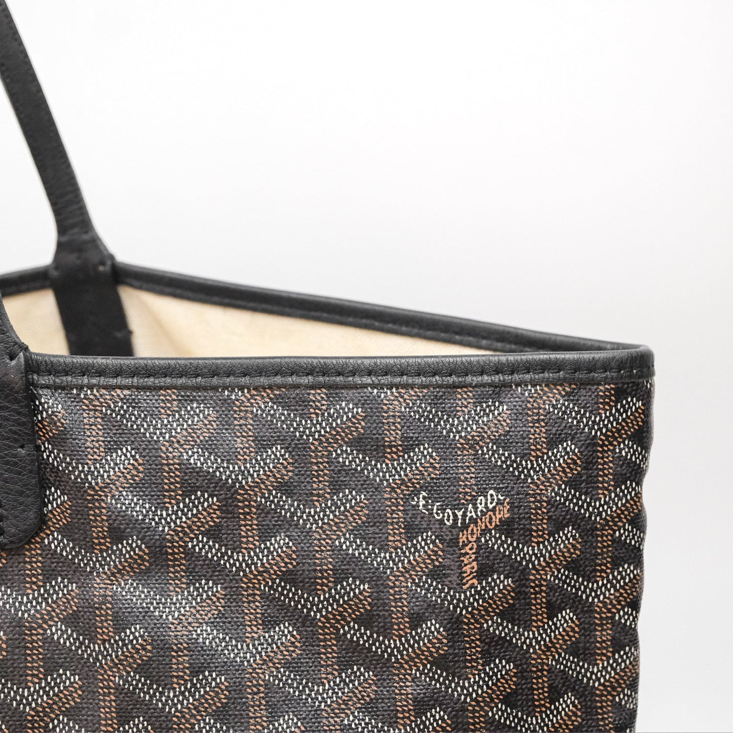 Goyard St Louis Tote PM Black